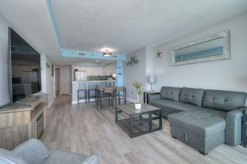 Enjoy family time together watching TV or streaming movies on the big screen.