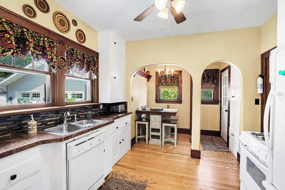 Create, Sip, and Savor in a Kitchen That Opens Into a Cozy Nook Made for Slow Mornings and Quick Bites