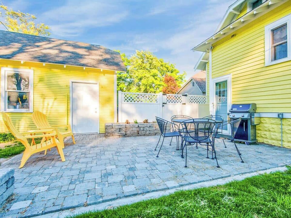 Watch the Sky Turn Gold from the Backyard, Where the Day Winds Down in Peaceful Harmony