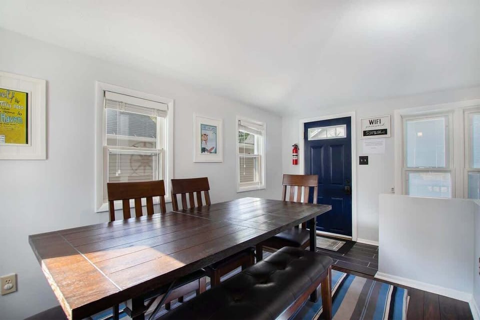 With Seating for Six - The Dining Table Doubles as the Perfect Place for Family Game Night