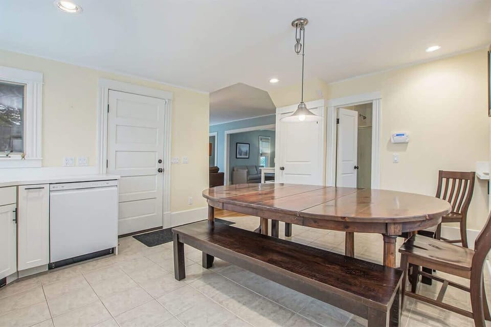 Enjoy Making Memories Over Meals at Blue Gables` Kitchen Dining Table