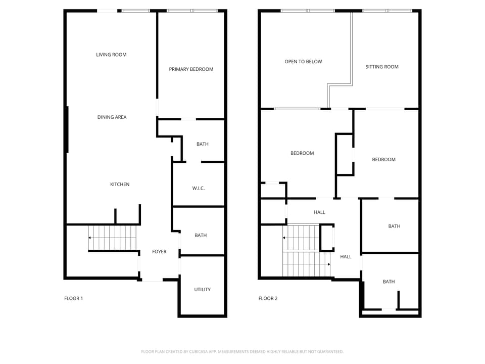 Floor Plan of Condo - Both Levels