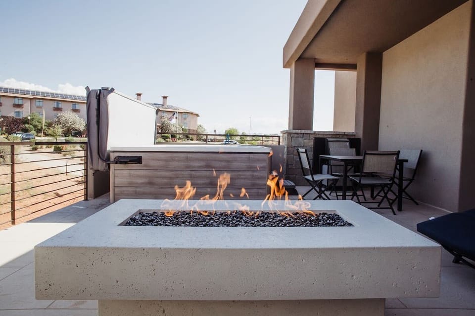 Spa and Fire Pit