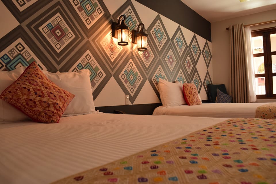 Superior Double Room, 2 Double Beds | Premium bedding, memory foam beds, desk, WiFi (free)