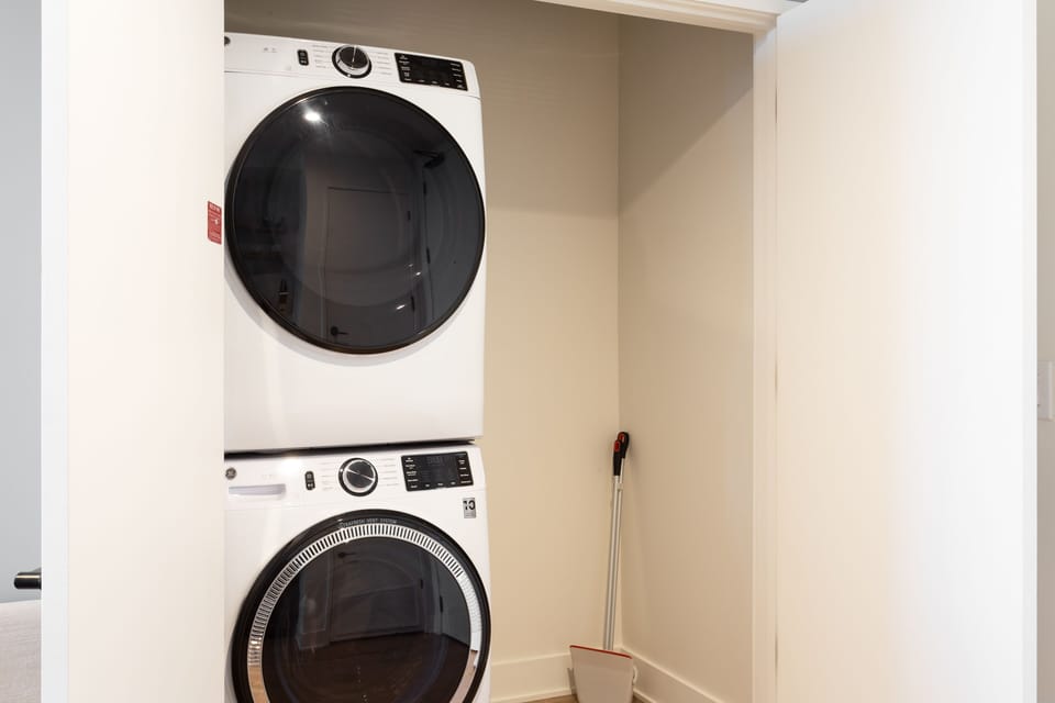 Laundry room.
