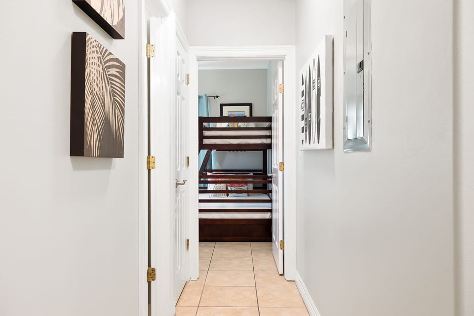 Hallway leading to Bedroom 3