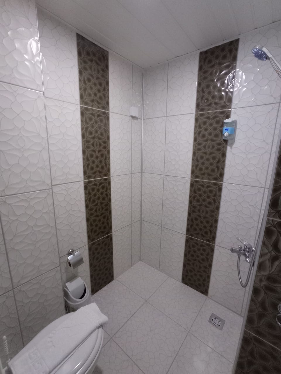 Family Quadruple Room | Bathroom | Shower, rainfall showerhead, hair dryer, slippers