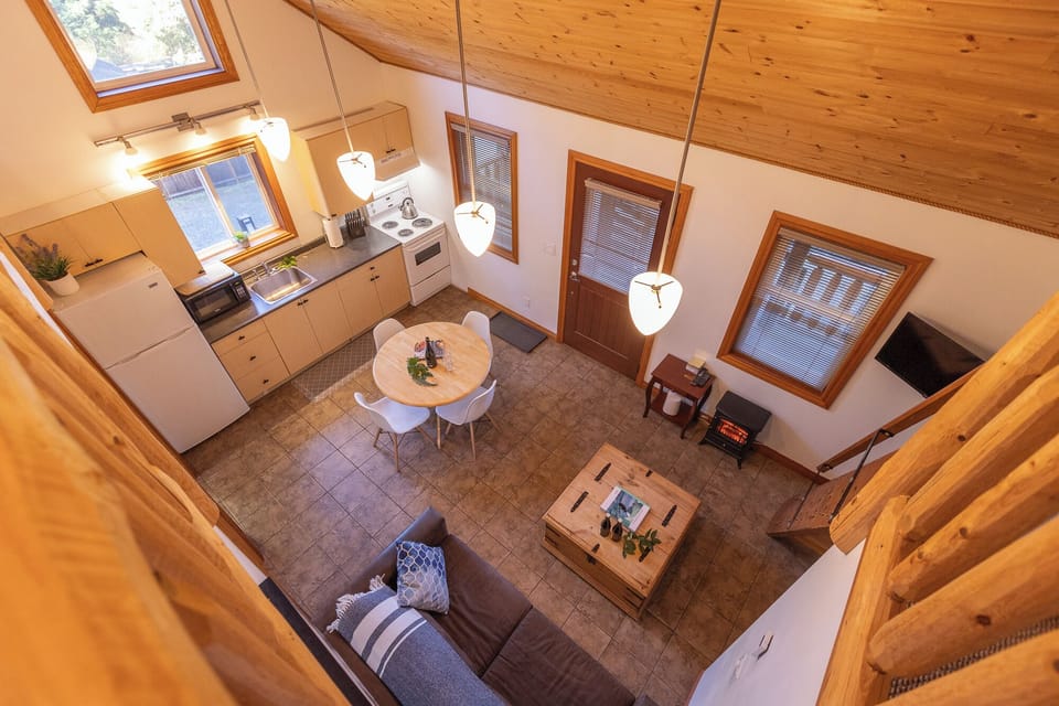 View from loft space