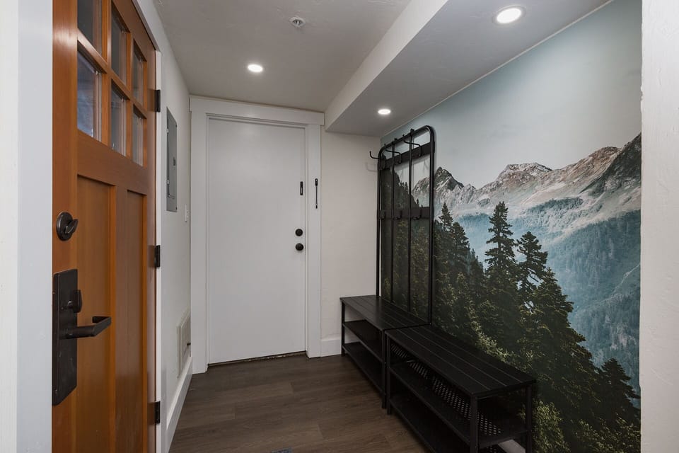 Entry with Ski Rack