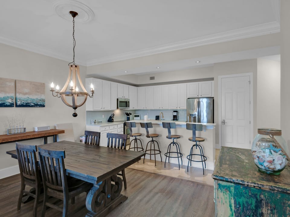 Dining Area and Kitchen