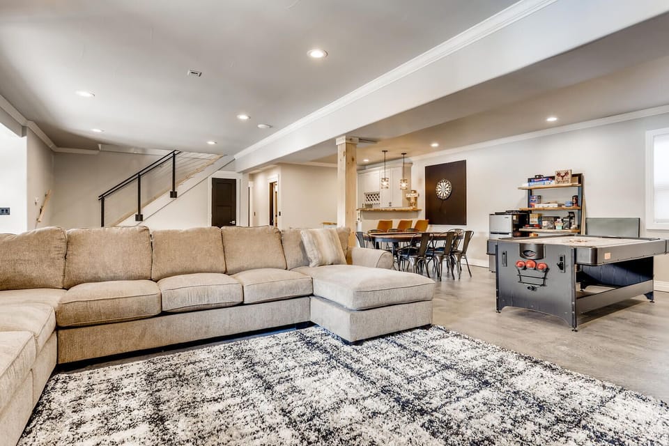 Basement living room 