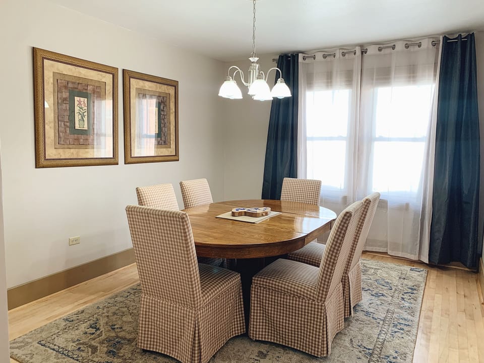 Perfect for family dining and game night 
