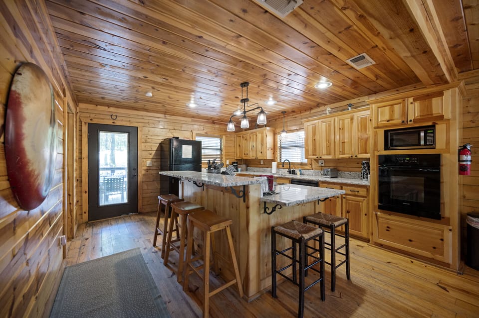 Kitchen with seating for 5