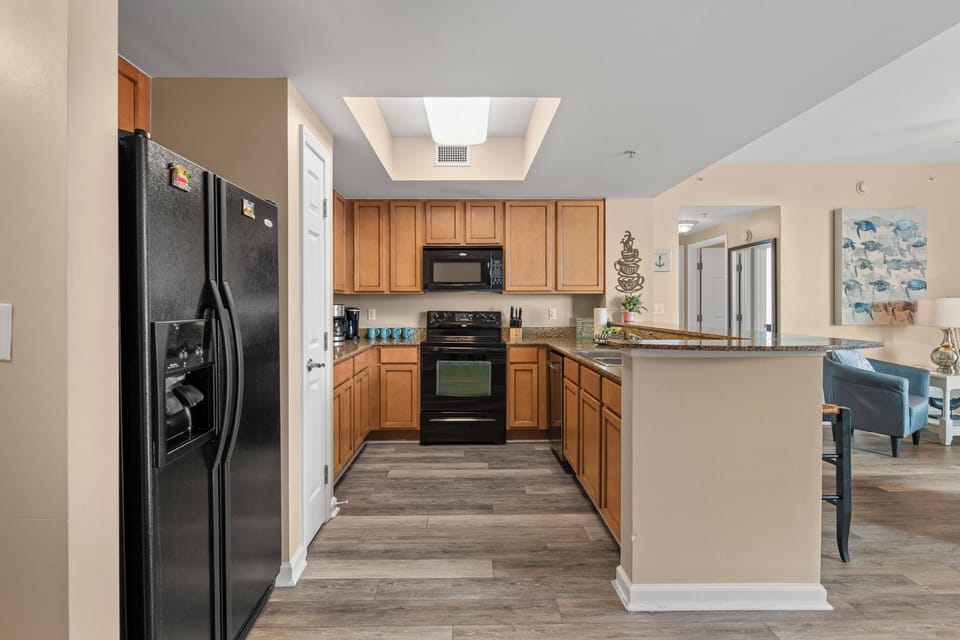Spacious Kitchen with all the comforts of home.