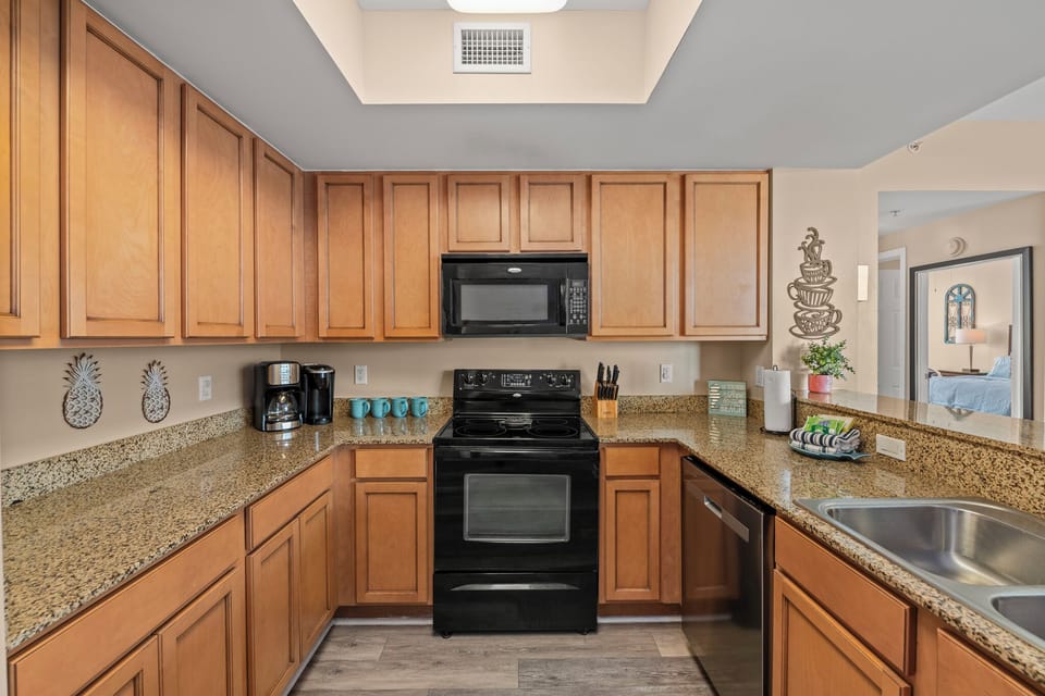 Beautiful Updated Kitchen, Granite counters, all of the kitchen comforts of home