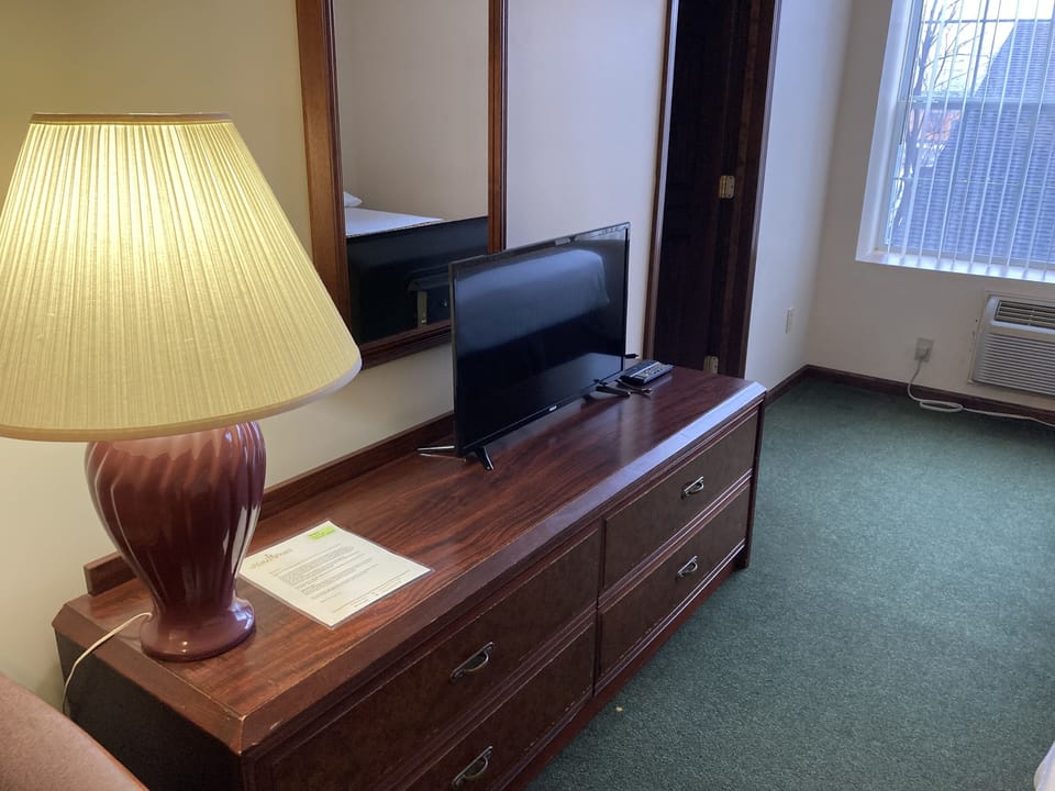 Dresser and flatscreen TV