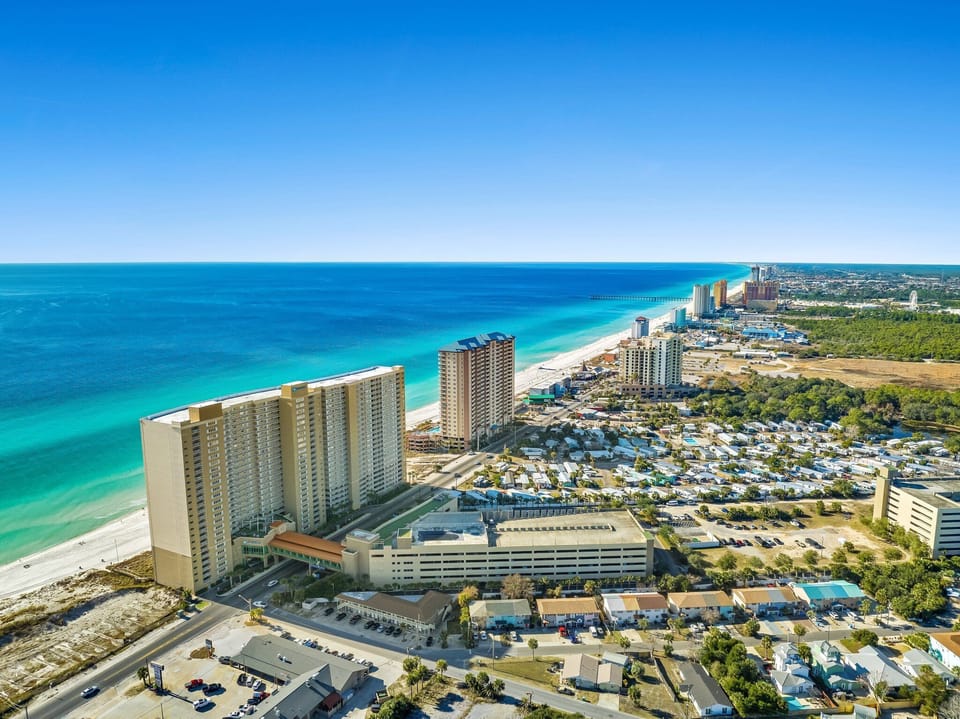 Bask in breathtaking ocean panoramas from your breathtaking Panama City Beach retreat!