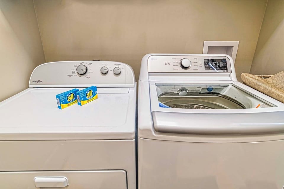 Laundry room off of garage