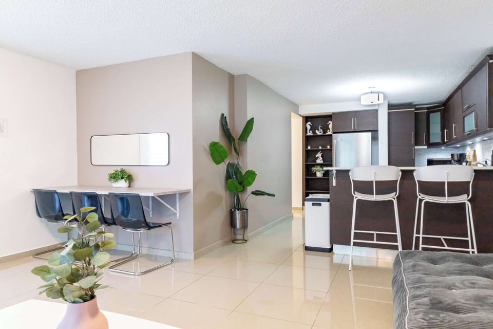 Dining / Workspace Area + Kitchen Counter Seating