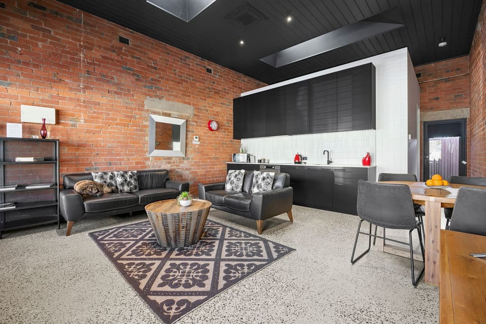 Living area, Kitchen & Dining space