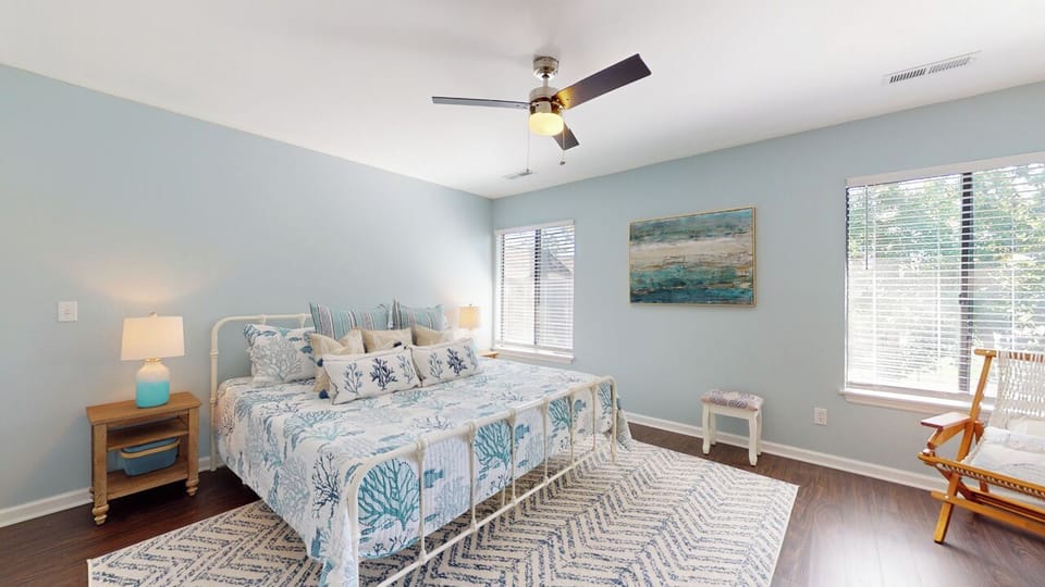 Primary Bedroom with King Size Bed
