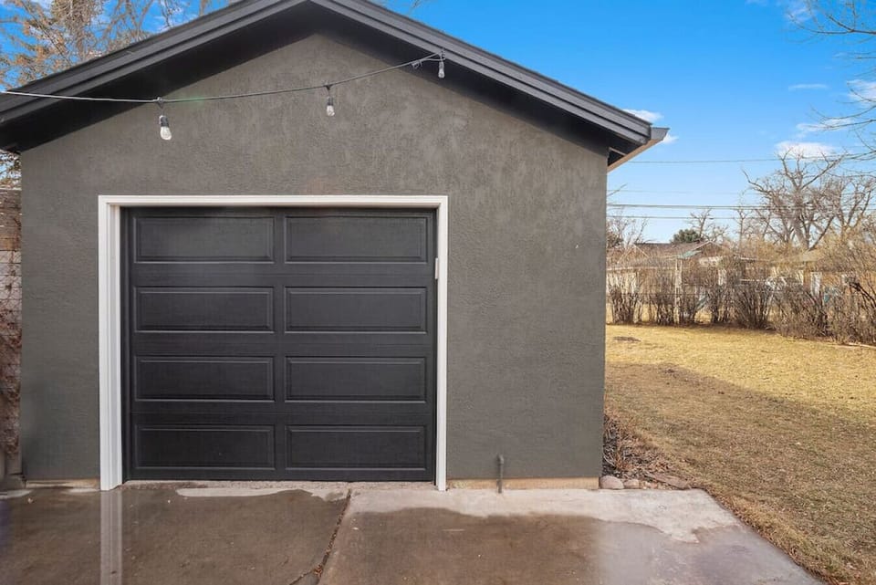 Private garage available for secure parking during your stay, perfect for cars, motorcycles, or extra storage.
