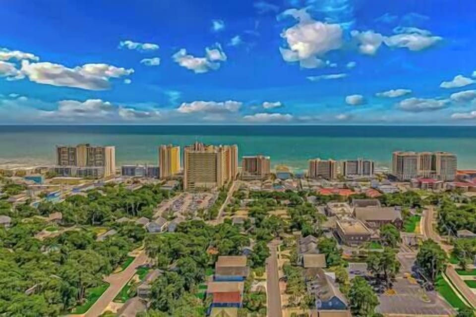 Drone view to the beach!