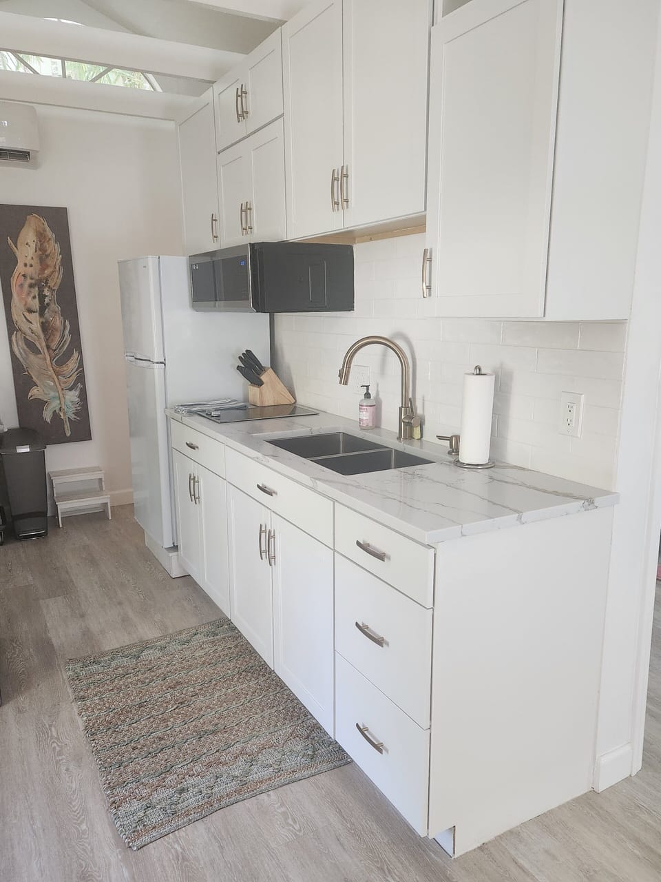 Fully stocked , updated kitchen.