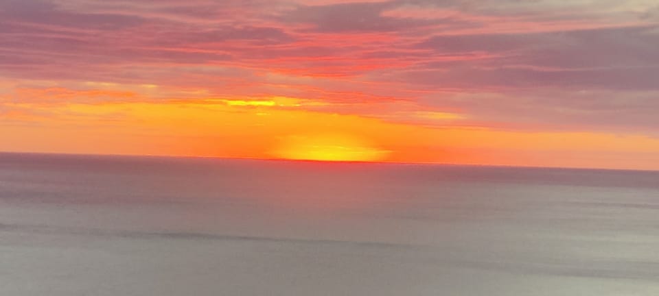 Sunset. View from the Balcony 