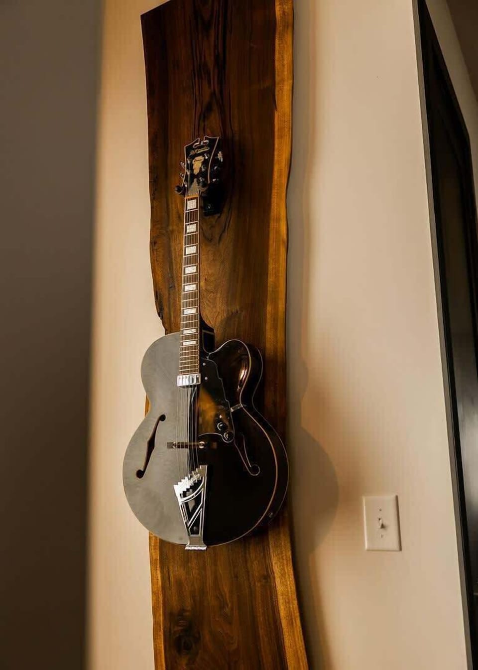 Signed wall guitar