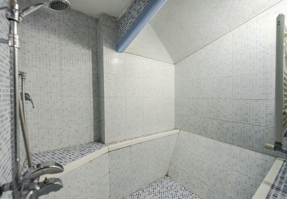 Double or Twin Room | Bathroom | Shower, hair dryer, slippers, towels
