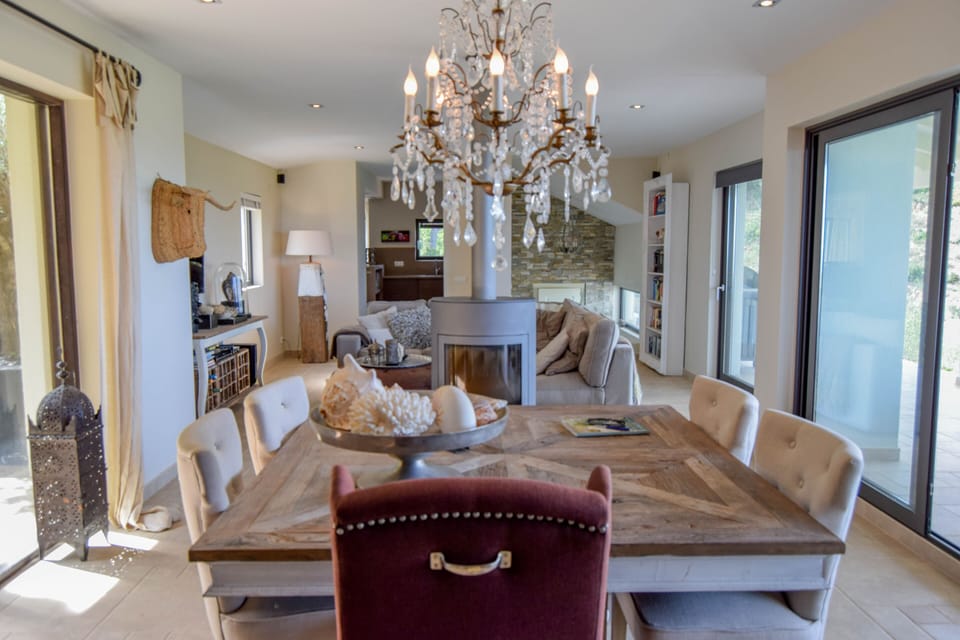 Dining area next to the living