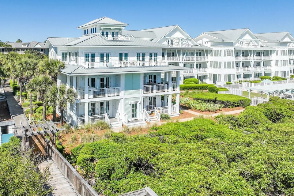 Condo and beach gate
