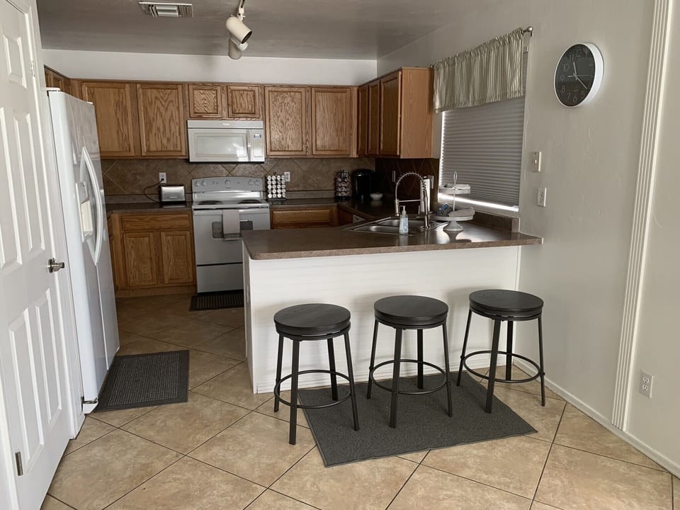Theee bar stools 