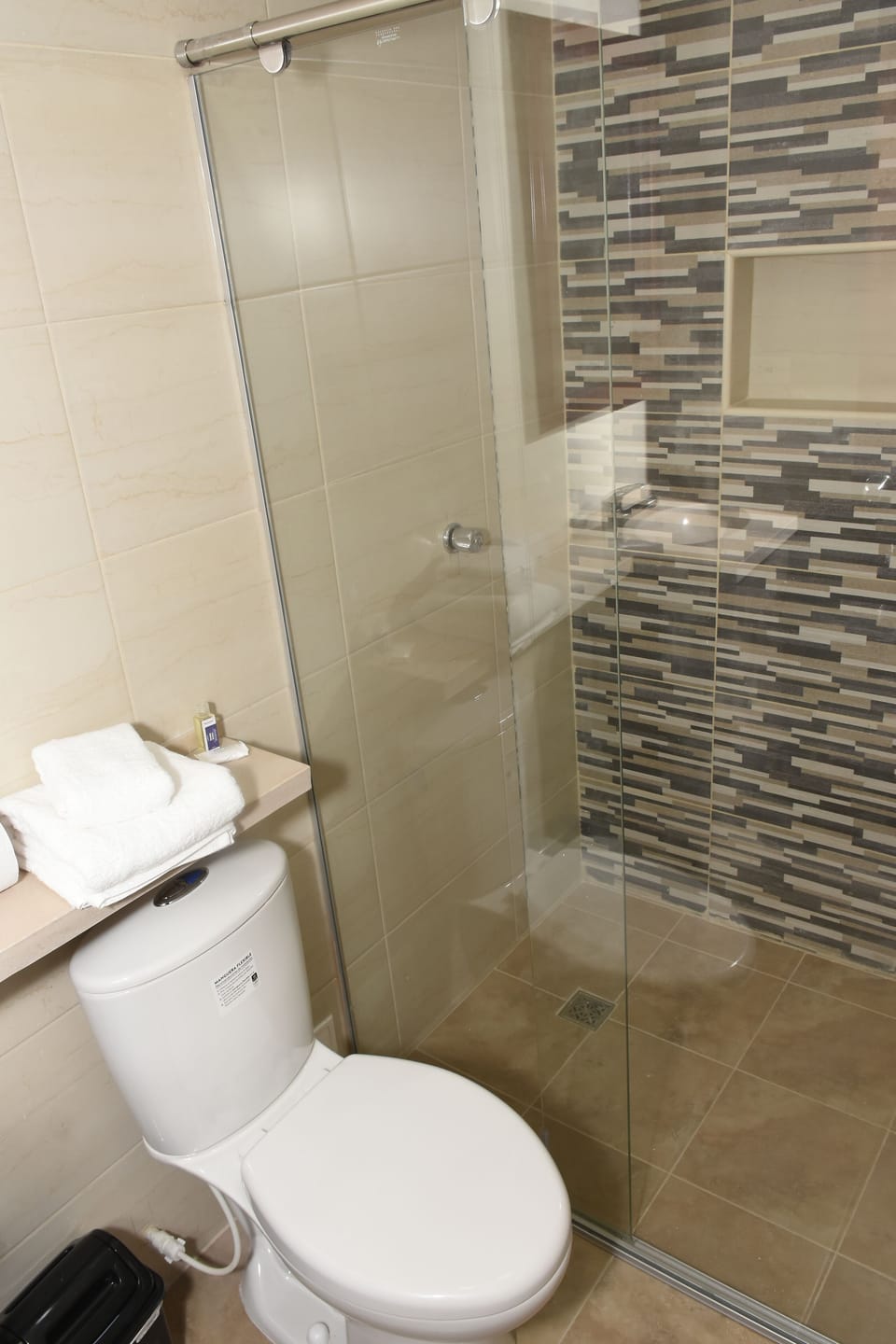 Shower, towels