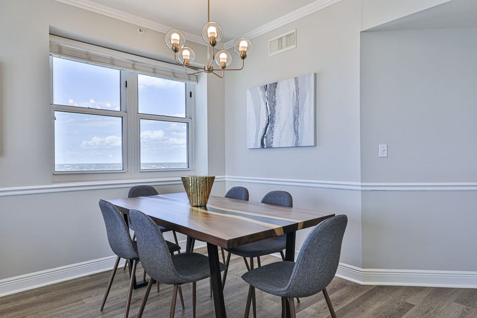 Dining table.