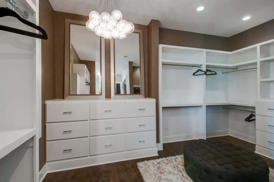 You won't believe the amount of storage space in the suite!