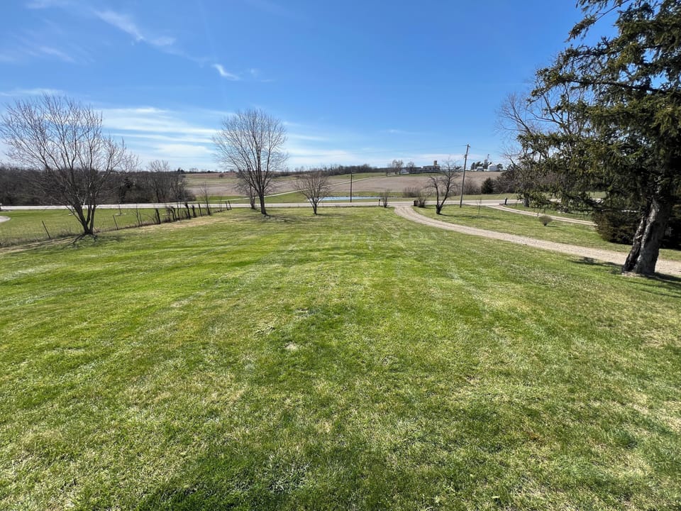 View from front door, great sunsets from this view!