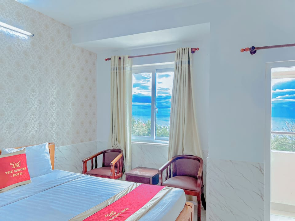 Superior Double Room, 1 Queen Bed, Sea View | Premium bedding, memory foam beds, desk, blackout drapes