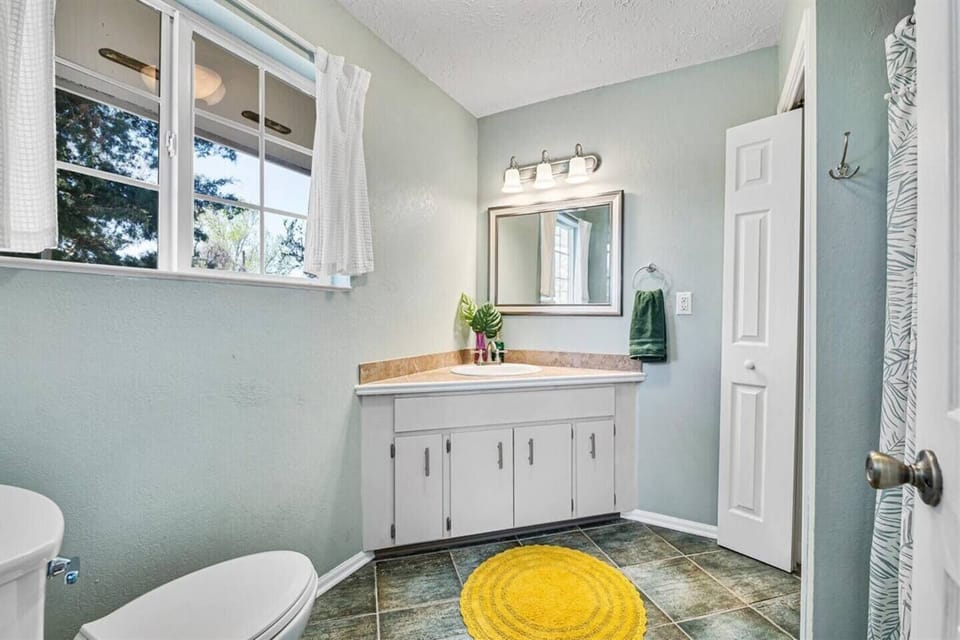 King suite bathroom! Full tub and shower.