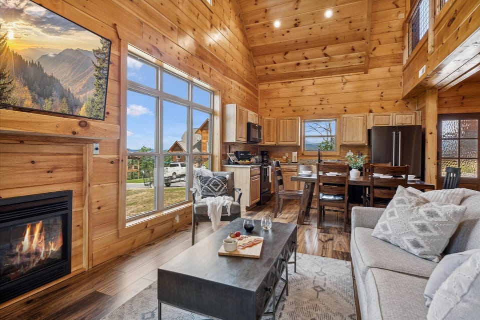 Main Level Living and Kitchen Area