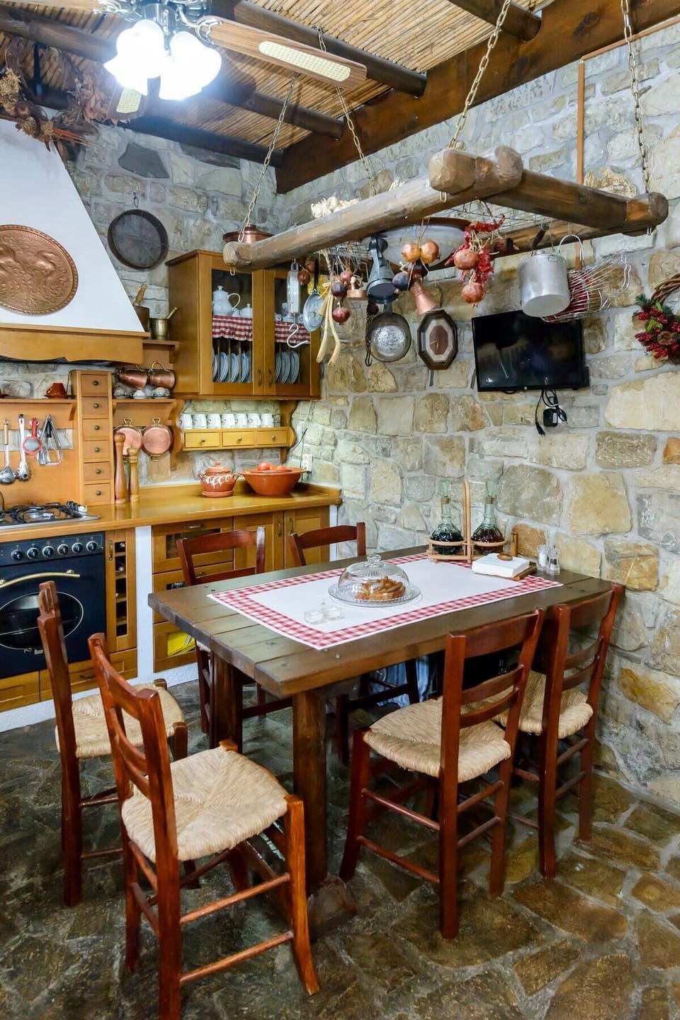 Sitting area in the kitchen
