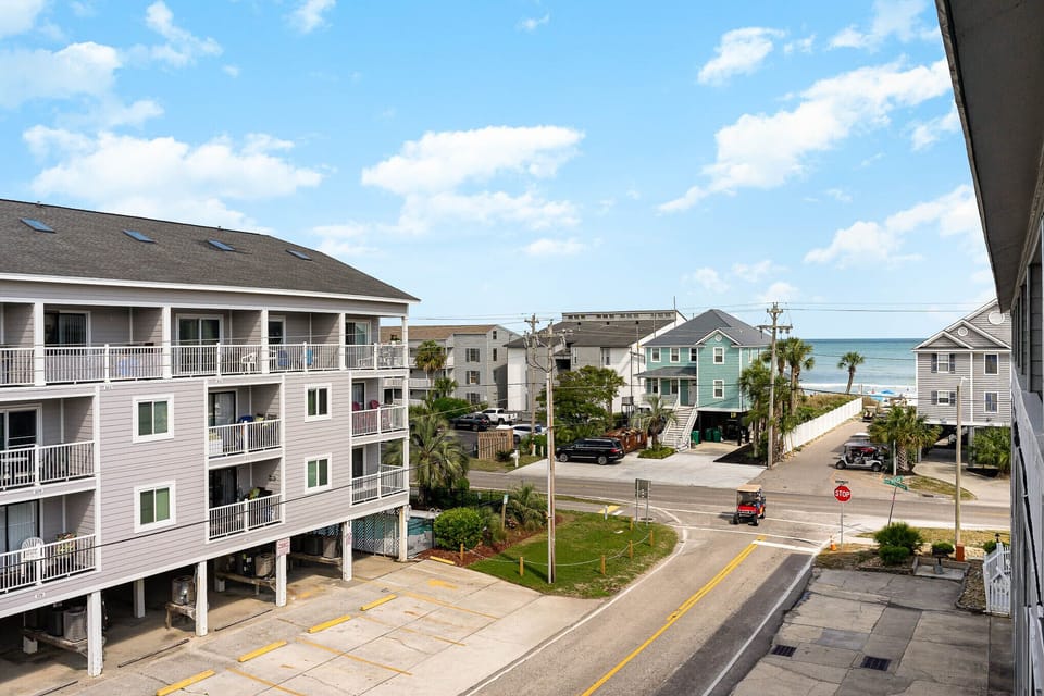 Beautiful ocean view from the balcony 