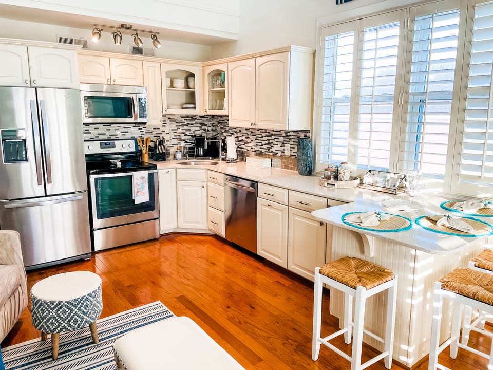 Updated Kitchen with everything you need for your stay