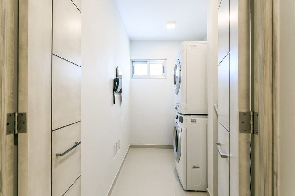Washer & dryer in the apartment