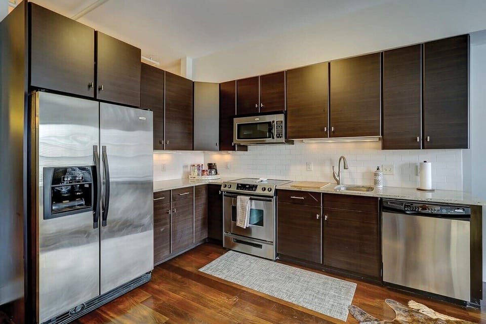 Open concept kitchen