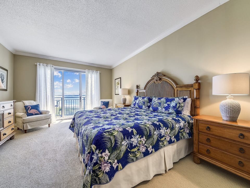 Master Bedroom with King Bed at 1918 South Beach Club