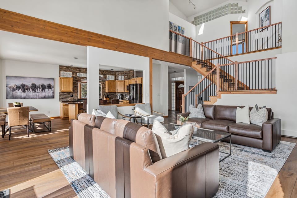 Living room area in the apartment