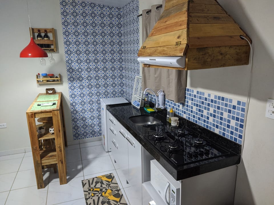 Family Chalet | Private kitchen | Shared fridge, microwave