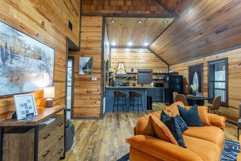 Spacious open living room